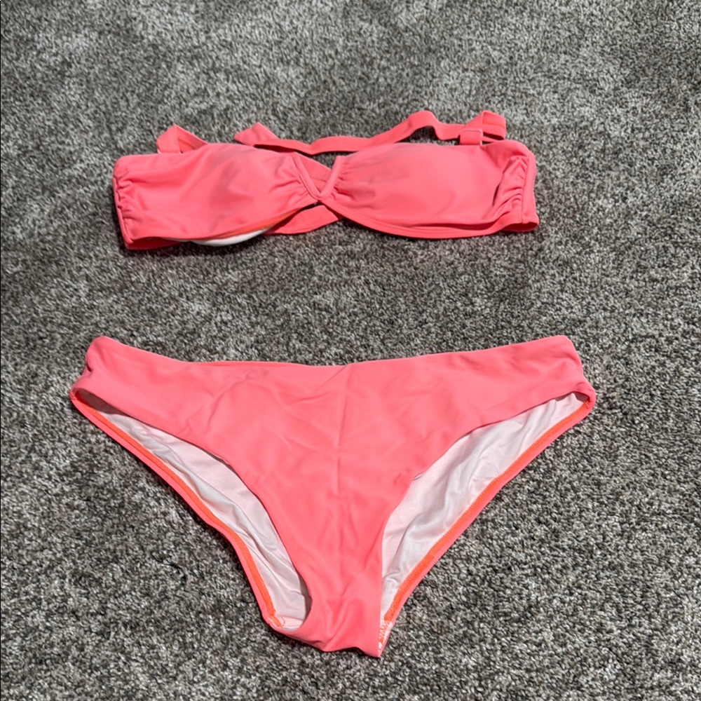 Coral Bikini Set